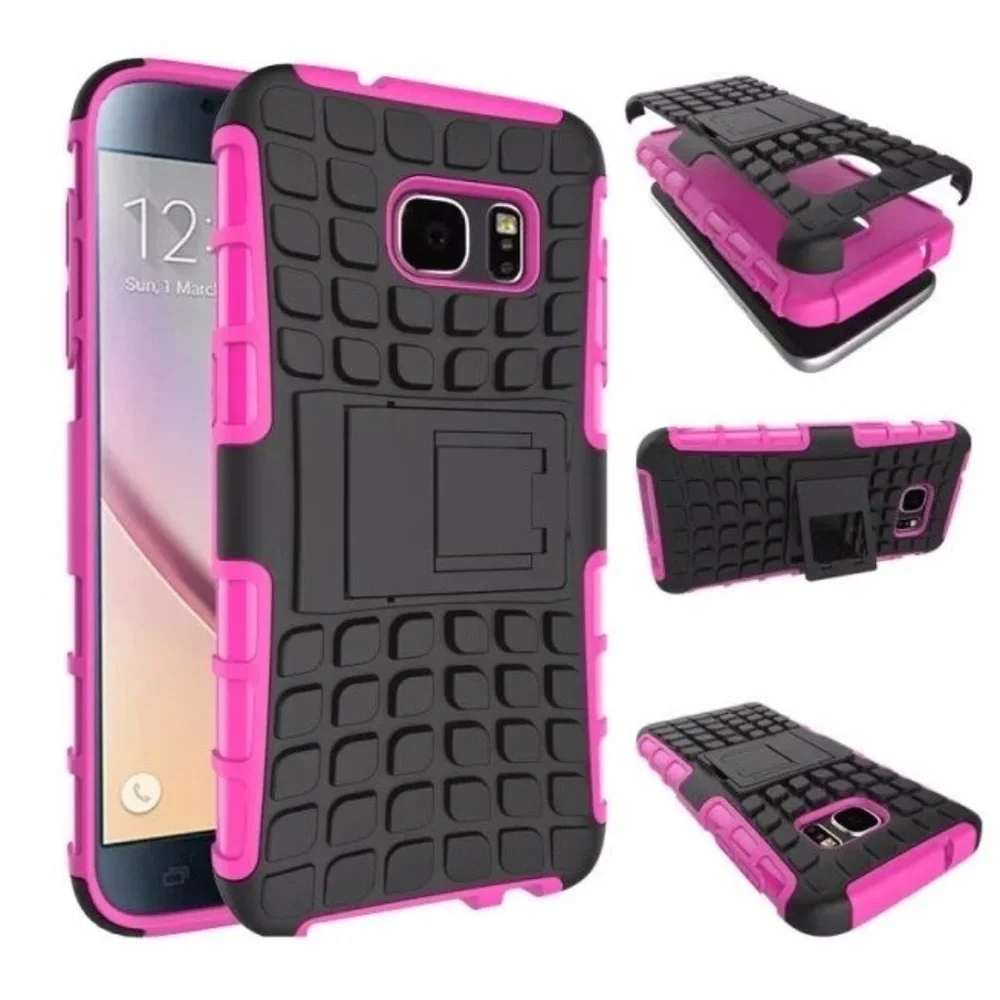 NEW GALAXY S6 Dual Layer Rugged Tough Shockproof Case